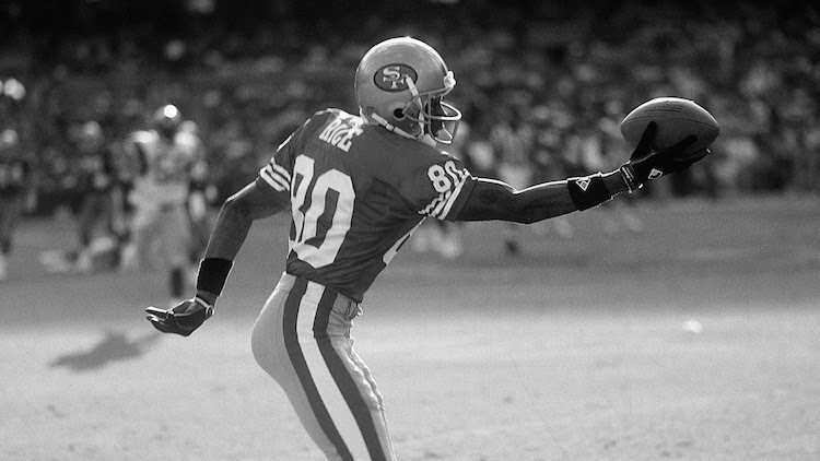 Jerry rice Black and White Stock Photos & Images - Alamy