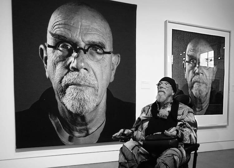 chuck close portrait